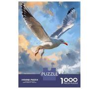 Rompecabezas De 1000 Piezas para Adolescentes Seagull Soaring Over Ocean Waves Rompecabezas para Adultos Juguetes De Bricolaje Desafío Difícil Cumpleaños 52x38cm/1000pcs