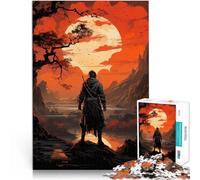 Rompecabezas de 1000 Piezas para Adolescentes Sekiro Samurai Juego desafiante y Juego Familiar Interacción Entre Padres e Hijos 38x26cm
