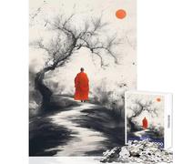 Rompecabezas de 1000 Piezas para Adolescentes Sendero de Monje Juguetes de decoración del hogar Grandes Regalos y Juguetes para Juegos educativos Interesante reducción del estrés tamaño 50x75cm