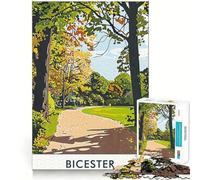 Rompecabezas de 1000 Piezas para Adolescentes Sendero del Parque Bicester,articulaciones Suaves,diversión cognitiva,Juego Casual,Tiempo Libre,Regalo Festivo (38x52cm)