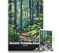 Rompecabezas de 1000 Piezas para Adolescentes, Sendero Forestal de la Isla Amami Oshima, Juego Educativo, Regalos para Mujeres, Regalo de Amigo Secreto, tamaño 50x75cm