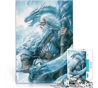Rompecabezas de 1000 Piezas para Adolescentes Señor del Dragón Blanco Corte de precisión Actividades Divertidas en casa, Regalos de cumpleaños, Regalos de Viaje, 75x50cm
