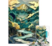 Rompecabezas de 1000 Piezas para Adolescentes Serenidad y Tranquilidad Rompecabezas para Adultos Juegos relajantes desafío difícil cumpleaños (tamaño 38x52cm)