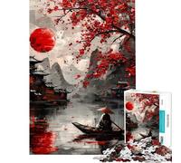 Rompecabezas de 1000 Piezas para Adolescentes Serenidad y Tranquilidad Rompecabezas para Adultos Juegos relajantes desafío difícil cumpleaños (tamaño 38x26cm)