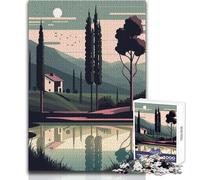 Rompecabezas de 1000 Piezas para Adolescentes Serenity in Motion, Juguetes, Juegos educativos, desafío difícil, Regalo para cumpleaños, tamaño 38x26cm