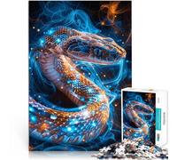 Rompecabezas de 1000 Piezas para Adolescentes Serpiente Celestial Cósmica Juego Intelectual de Juguete Regalo de Obra de Arte 52x38cm