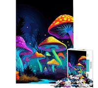 Rompecabezas de 1000 Piezas para Adolescentes Seta de Naturaleza Ayuda a ejercitar el Cerebro Desafío difícil Juegos relajantes para Mayores de 14 años (38x52cm)