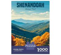 Rompecabezas De 1000 Piezas para Adolescentes Shenandoah National Park Rompecabezas Juego Familiar Mejora La Memoria Cumpleaños 38x26cm/1000pcs