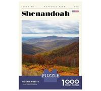 Rompecabezas De 1000 Piezas para Adolescentes Shenandoah National Park Travel Art Rompecabezas para Adultos Juego Práctico Pero Divertido Y Humorístico para Cumpleaños, Navidad 38x26cm/1000pcs