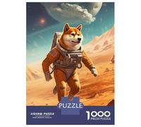 Rompecabezas De 1000 Piezas para Adolescentes Shiba Inu Mars Rompecabezas para Adultos Juegos Familiares Corte De Precisión Regalos Y Cumpleaños Únicos 38x26cm/1000pcs