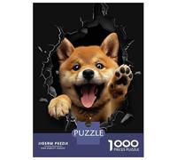 Rompecabezas De 1000 Piezas para Adolescentes Shiba Inu Rompecabezas para Adultos Juego Práctico Carrera De Velocidad De Manos Regalos Y Cumpleaños Únicos 38x26cm/1000pcs