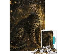 Rompecabezas de 1000 Piezas para Adolescentes Signos del Zodiaco Celestial Juguetes antiestrés para Adultos diversión Familiar Actividades Divertidas en casa (tamaño 38x26cm)