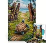 Rompecabezas de 1000 Piezas para Adolescentes ¡Sigue adelante! Arte de Corte Fino Lógica Juguete Divertido Tiempo de Juego Acogedor Decoración navideña para la Pared (38x52cm)