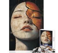 Rompecabezas de 1000 Piezas para Adolescentes Silencio Dorado Belleza Eterna Juguete antiestrés Regalo Divertido Juego Educativo para Entrenar el Cerebro y Las Manos (tamaño 50x75cm)