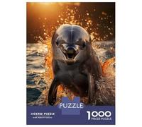 Rompecabezas De 1000 Piezas Para Adolescentes Silent Sentinel - Ethereal Wilderness Snow Leopard Rompecabezas Para Adolescentes Juego De Ingenio Mejora La Memoria Diversión En Casa Actividades, 38x26c