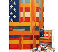 Rompecabezas de 1000 Piezas para Adolescentes símbolo de la Libertad Juguetes de Bricolaje Grandes Regalos y Juguetes Juego Educativo Ayuda a ejercitar el Cerebro tamaño 50x75cm