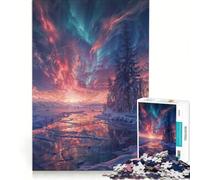 Rompecabezas de 1000 Piezas para Adolescentes Sinfonía de Invierno Juegos Familiares Divertidos y con Humor Ideal para Decorar un Escritorio 38x52cm