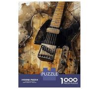 Rompecabezas De 1000 Piezas para Adolescentes Single Coil Guitar Rompecabezas para Adultos Juegos Divertidos Decoración Cumpleaños, Navidad 38x26cm/1000pcs