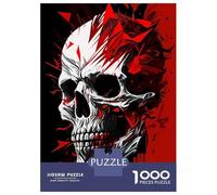 Rompecabezas De 1000 Piezas para Adolescentes Skull Head 5 Rompecabezas para Adultos Juegos Relajantes Ensamblaje De Patrones Regalos De Cumpleaños Y Únicos 52x38cm/1000pcs