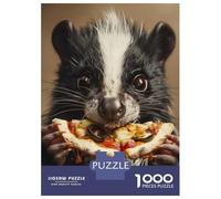 Rompecabezas De 1000 Piezas para Adolescentes Skunk Pizza Rompecabezas para Adultos Juegos Relajantes Análisis Y Lógica para Cumpleaños, Navidad 70x50cm/1000pcs