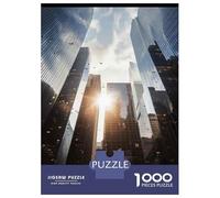 Rompecabezas De 1000 Piezas para Adolescentes Skyscrapers in The Sunlight Rompecabezas para Adultos Juegos Familiares Decoración Gran Regalo para Jugar 52x38cm/1000pcs