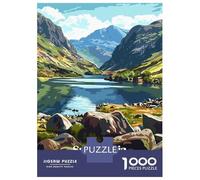 Rompecabezas De 1000 Piezas para Adolescentes Snowdonia National Park Wales Landscape Rompecabezas para Adultos Juegos Relajantes Alivia El Estrés Ayuda A Ejercitar El Cerebro 38x26cm/1000pcs