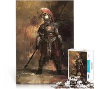 Rompecabezas de 1000 Piezas para Adolescentes Soldado Guerrero Espartano Juego de Preguntas Regalos para Amigos y Familiares 38x26cm