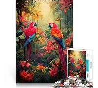 Rompecabezas de 1000 Piezas para Adolescentes Sonidos relajantes de pájaros Diversión Familiar Juego Educativo para cumpleaños y Navidad. 75x50cm