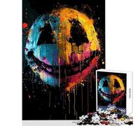 Rompecabezas de 1000 Piezas para Adolescentes Sonrisas locas Tonos Vibrantes Rompecabezas de 1000 Piezas Juguete Educativo Regalo para cumpleaños Carrera de Velocidad de Manos (50x75cm)