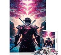 Rompecabezas de 1000 Piezas para Adolescentes Soul of The Samurai decoración del hogar Juguetes Regalo de cumpleaños Juegos relajantes para cumpleaños Navidad tamaño 50x75cm