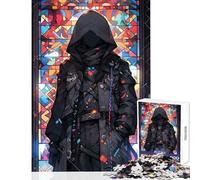 Rompecabezas de 1000 Piezas para Adolescentes Soy un atómico vitral decoración del hogar Juguetes Regalos de Amigo Secreto Juego de ingenio colección de Artistas Bellas Artes tamaño 50x75cm