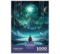 Rompecabezas De 1000 Piezas para Adolescentes Space Exploration Adventure -1 Rompecabezas para Adultos Juegos Relajantes Alivia El Estrés Diversión En Casa Actividades, 70x50cm/1000pcs