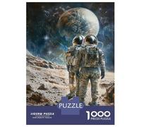 Rompecabezas De 1000 Piezas para Adolescentes Space Exploration Adventure -4 Rompecabezas para Adultos Juegos Relajantes Alivia El Estrés Ayuda A Ejercitar El Cerebro 38x26cm/1000pcs