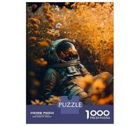 Rompecabezas De 1000 Piezas para Adolescentes Space Flowers Rompecabezas para Adultos Juegos Familiares Corte De Precisión Regalos Y Cumpleaños Únicos 52x38cm/1000pcs
