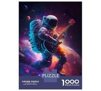 Rompecabezas De 1000 Piezas para Adolescentes Space Musician Rompecabezas para Adultos Juego Práctico para La Diversión Familiar Desafío Educativo 52x38cm/1000pcs
