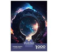 Rompecabezas De 1000 Piezas para Adolescentes Space Portal Magic Rompecabezas para Adultos Juegos Relajantes Regalos para Mujeres Diversión En Casa Actividades, 70x50cm/1000pcs