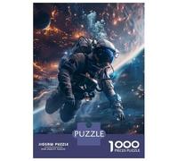 Rompecabezas De 1000 Piezas para Adolescentes Space Scuba Diver Rompecabezas para Adultos Juegos Relajantes Decoración De Pared 38x26cm/1000pcs