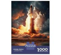 Rompecabezas De 1000 Piezas para Adolescentes Space Shuttle Launch Rompecabezas para Adultos Juegos Relajantes Montaje De Patrones Regalos para Amigos Y Familiares 70x50cm/1000pcs