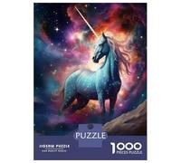Rompecabezas De 1000 Piezas para Adolescentes Space Unicorn Rompecabezas para Adultos Juego Práctico Pero Divertido Y Humorístico para Cumpleaños, Navidad 38x26cm/1000pcs