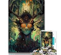 Rompecabezas de 1000 Piezas para Adolescentes Spirit of The Forest Regalo para Adolescentes Juego Educativo Juguete de desafío para Mujeres y Hombres (50x75cm)