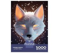 Rompecabezas De 1000 Piezas para Adolescentes Spirit of The Kitsune Fox Rompecabezas para Adultos Juego De Ingenio Análisis Y Lógica Actividades Divertidas En Casa, 38x26cm/1000pcs