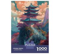 Rompecabezas De 1000 Piezas para Adolescentes Spiritual Castle Rompecabezas para Adultos Juegos Familiares Vacaciones En Casa Matar El Tiempo Difícil Y Desafiante 52x38cm/1000pcs