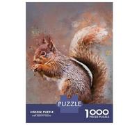 Rompecabezas De 1000 Piezas para Adolescentes Splatter Squirrel Rompecabezas para Adultos Juego Práctico Difícil Regalos De Cumpleaños Y Únicos 38x26cm/1000pcs