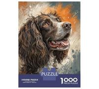Rompecabezas De 1000 Piezas para Adolescentes Springer Spaniel Portrait Rompecabezas Juegos Divertidos Carrera De Velocidad Manual Cumpleaños 38x26cm/1000pcs