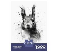 Rompecabezas De 1000 Piezas para Adolescentes Squirrel Beauty Watercolor Rompecabezas Juego Familiar Pero Divertido Y Humorístico Cumpleaños 70x50cm/1000pcs