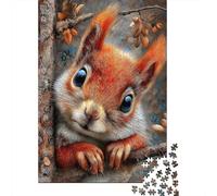 Rompecabezas De 1000 Piezas para Adolescentes Squirrel Wall Art Print Rompecabezas para Adultos Juguetes DIY Alivio del Estrés Oferta como Regalos para Toda La Familia 70x50cm/1000pcs