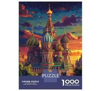 Rompecabezas De 1000 Piezas para Adolescentes St. Basil's Splendor -2 Rompecabezas para Adultos Juego Familiar Antiestrés Cumpleaños Y Navidad 52x38cm/1000pcs