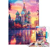 Rompecabezas de 1000 piezas para adolescentes St Basil's Splendor Rompecabezas para adultos Rompecabezas para la diversión familiar Juego desafiante para completar Juego divertido para toda la familia