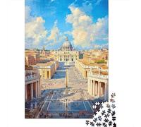 Rompecabezas De 1000 Piezas para Adolescentes St. Peter's Basilica in Rome-1 Rompecabezas Juegos Divertidos Desafío Difícil Cumpleaños Y Navidad 38x26cm/1000pcs