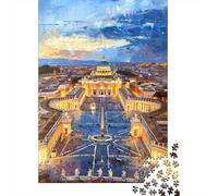 Rompecabezas De 1000 Piezas para Adolescentes St. Peter's Basilica, Vatican City Rompecabezas para Adolescentes Juego De Ingenio Mejora La Memoria Diversión En Casa Actividades, 52x38cm/1000pcs